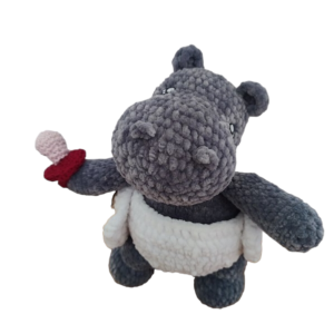 Doudou bébé hippopotame