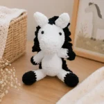 peluche cheval au crochet