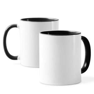 Mug personnalisé noir