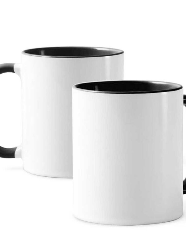 Mug personnalisé noir