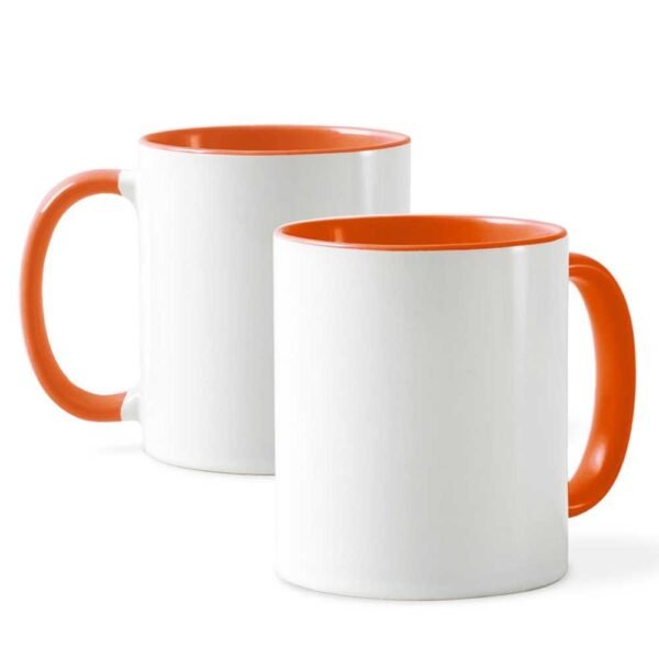 Mug personnalisé orange