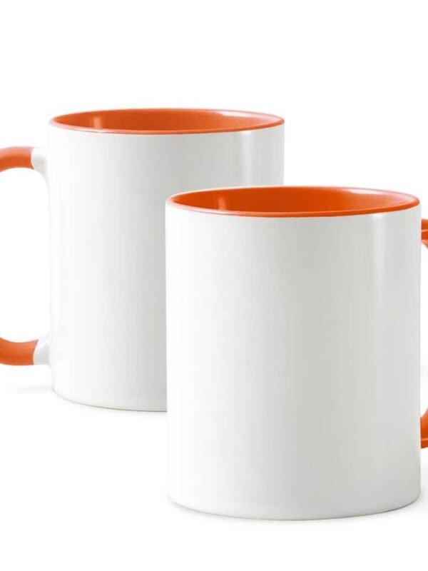Mug personnalisé orange