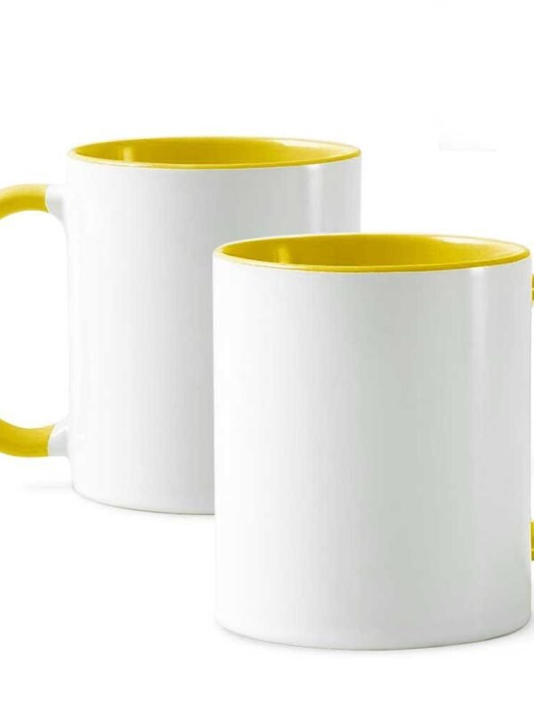 Mug personnalisé jaune