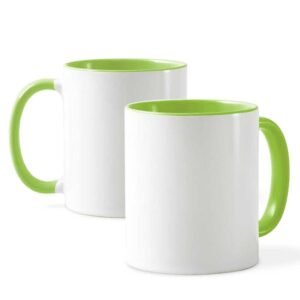 Mug personnalisé vert pomme