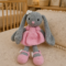 Peluche lapin en robe