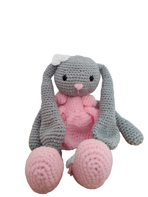 Peluche lapin en robe – Image 5