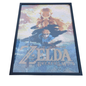 Zelda en Painting diamant fait et encadrer 30x40cm