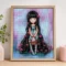 Painting diamant Gorjuss encadré 30 x 40 cm avec illustration de jeune fille aux tons pastel