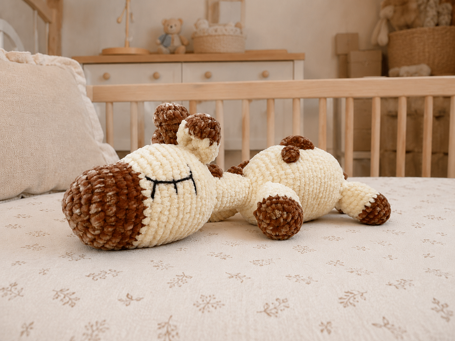 Peluche girafe au crochet