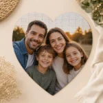 Puzzle coeur photo personnalisé – Cadeau unique avec votre photo